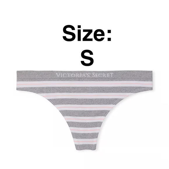 Victoria’s Secret SEAMLESS
Seamless Striped Thong Panty-NEW - Picture 1 of 3